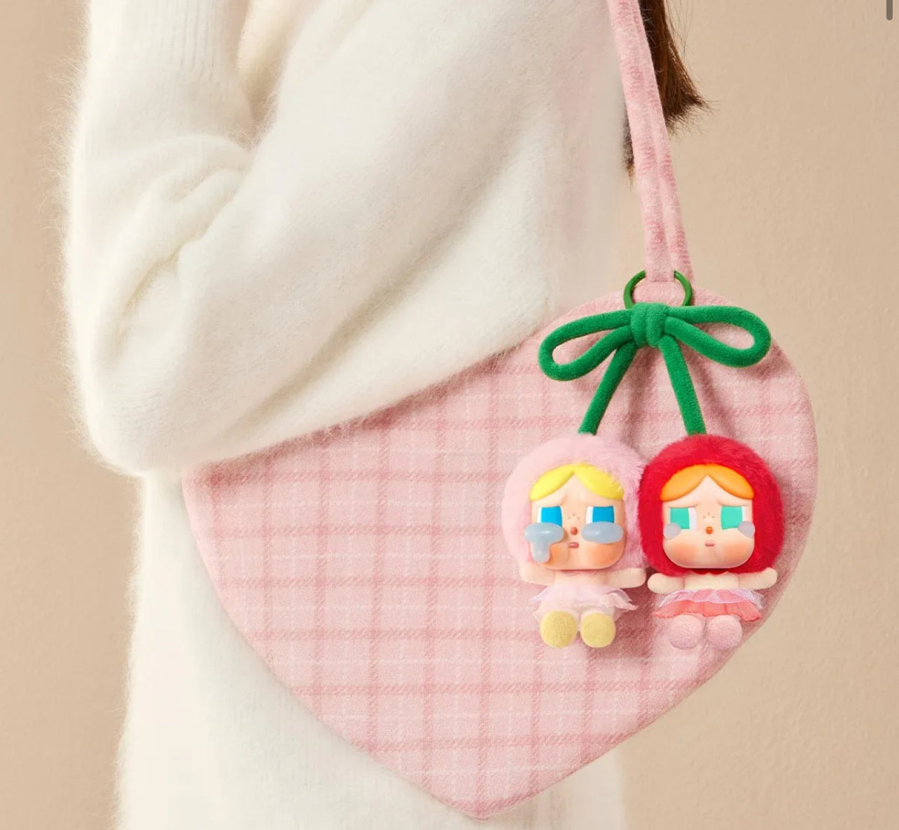 CRYBABY Crying For Love Series-Vinyl Plush Hanging Card (Love You Cherry Much)