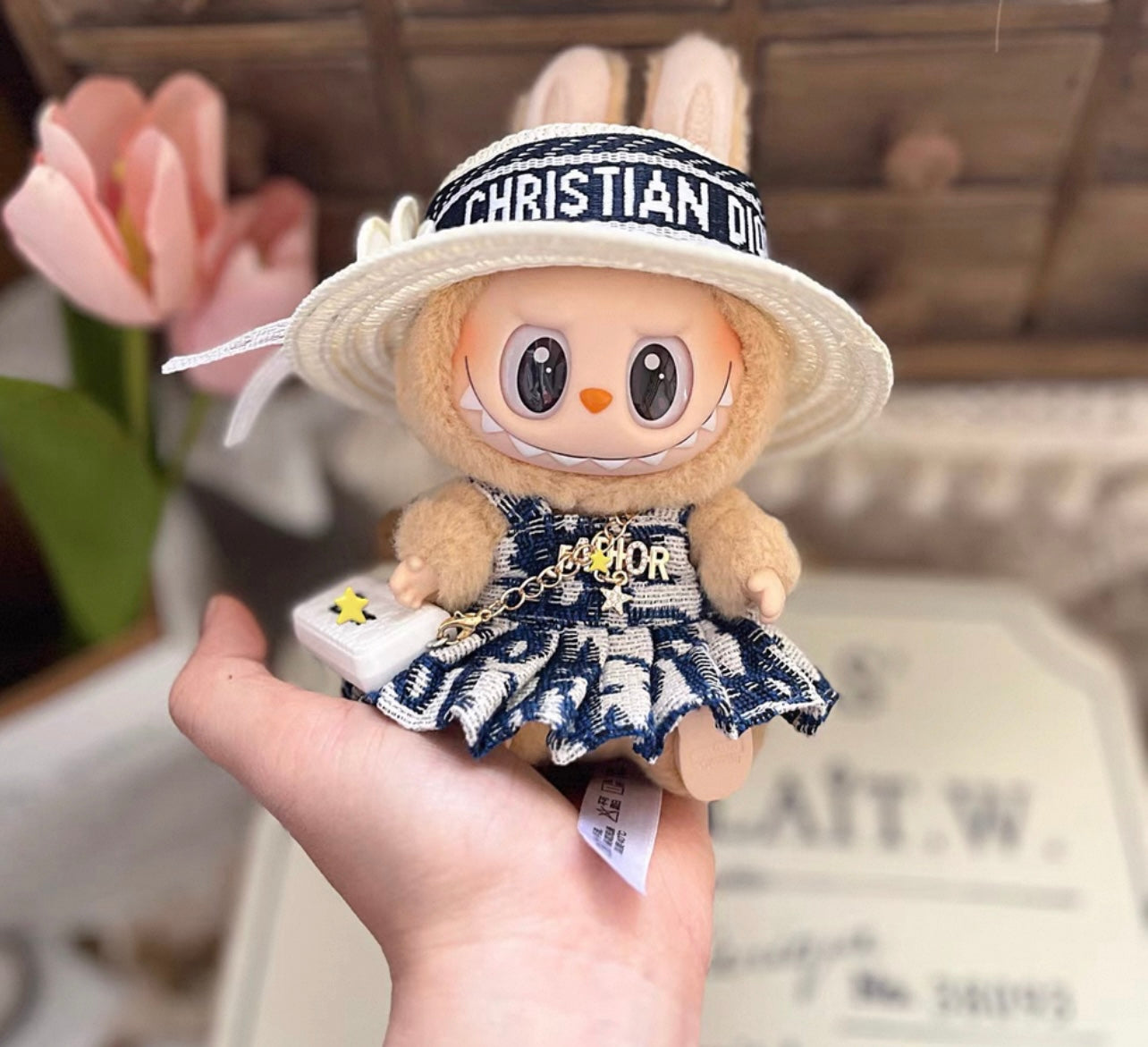 Labubu Christian Dior Whole Outfit