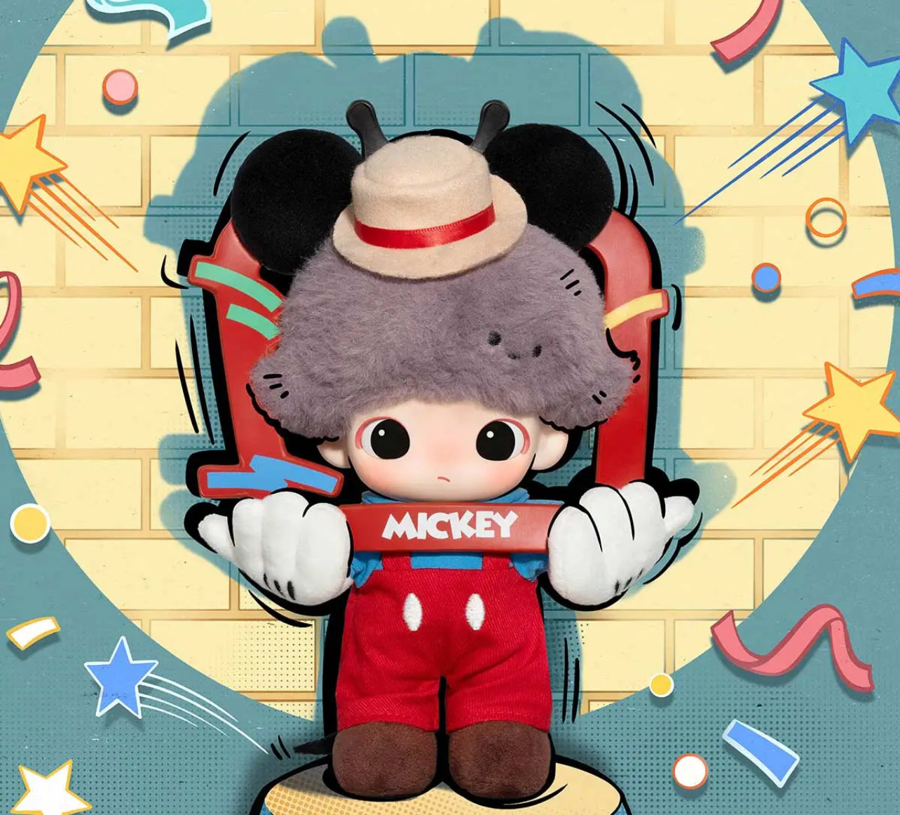 DIMOO WORLD × DISNEY Series-Vinyl Plush Keychain Blind Box