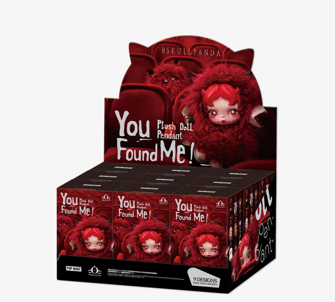 SKULLPANDA You Found Me! Series Plush Doll Pendant Whole Set