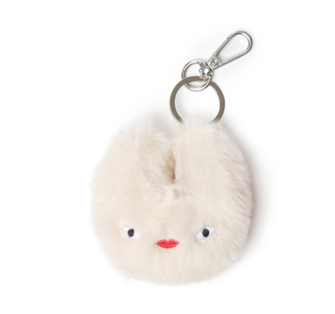 Tokiyom keychain eco fur ivory