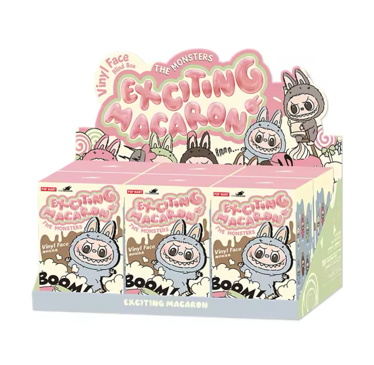 Pop Mart The Monsters/Labubu Exciting Macaron Whole Set (6 boxes)