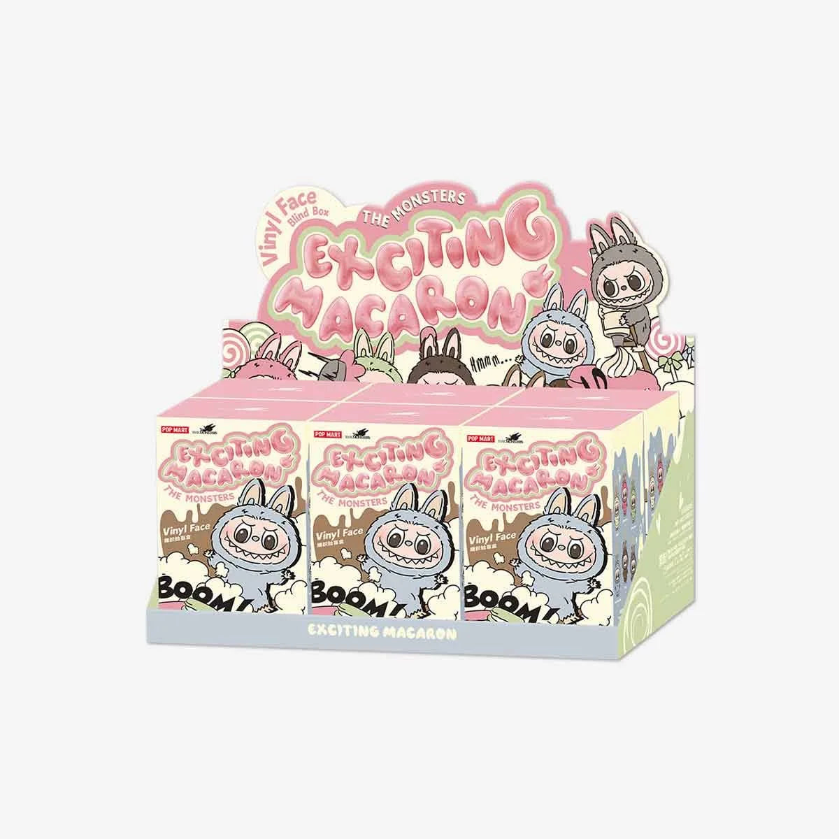 POP MART The Monsters Exciting Macaron Series Plush Pendant Blind Box