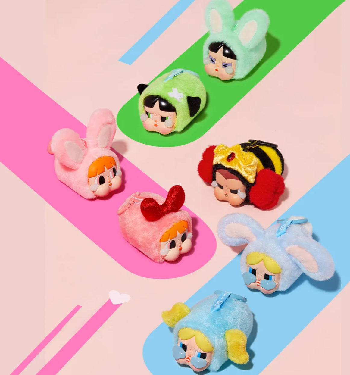 CRYBABY × Powerpuff Girls Series-Vinyl Face Plush Blind Box