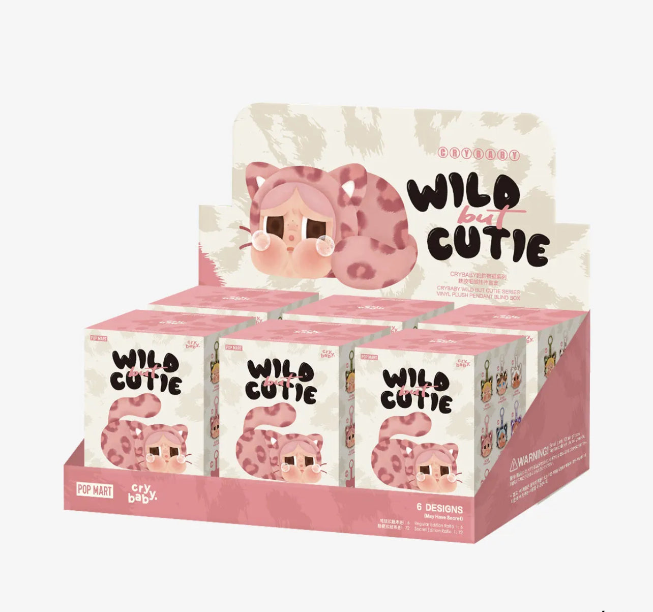 CRYBABY Wild but Cutie Series - Vinyl Plush Pendant Blind Box