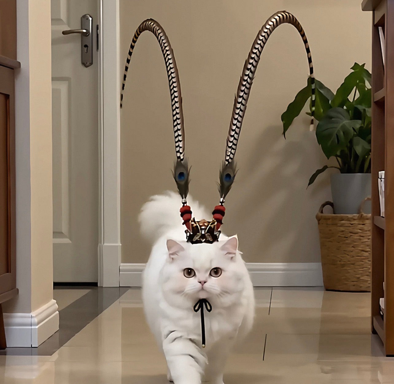 Xie Zheng: Cat pet hat