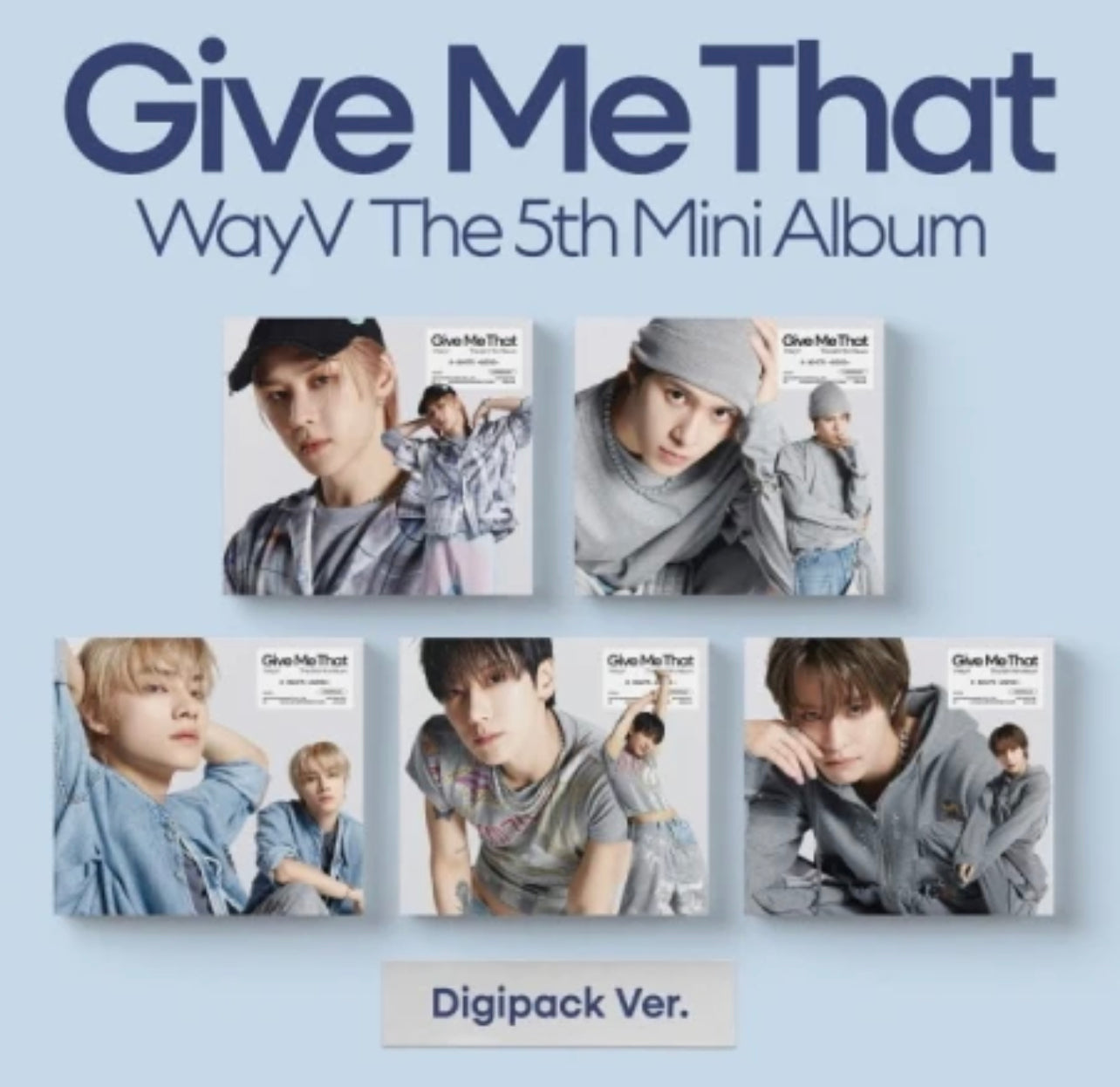 WayV 5th Mini Album [Give Me That] (Digipack Ver.) (Random Ver.)