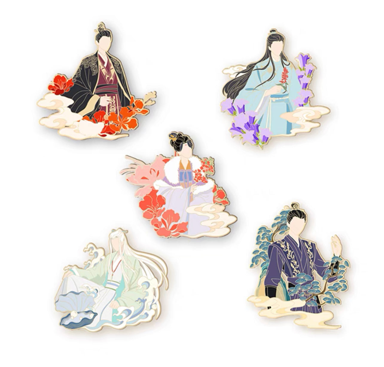 LOST YOU FOREVER MERCH - CHARACTER PINS (TENCENT OFFICIAL)