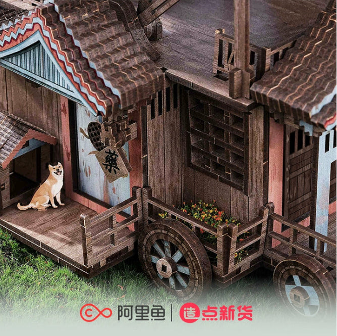 MYSTERIOUS LOTUS CASEBOOK MERCH - LOTUS TOWER HORSE CARRIAGE ASSEMBLY MODEL (IQIYI OFFICIAL)