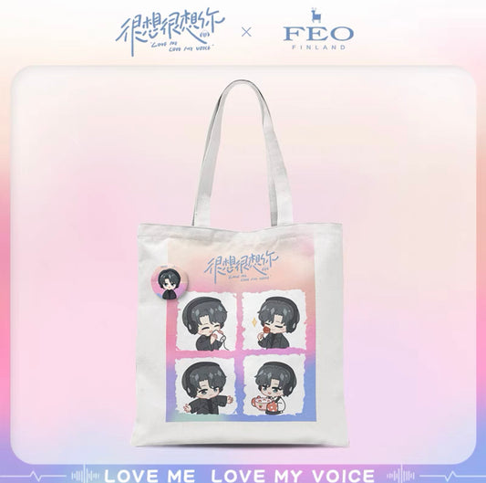 LOVE ME, LOVE MY VOICE MERCH - CANVAS & BADGE (TENCENT OFFICIAL)