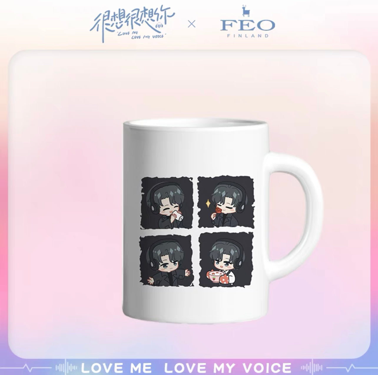 LOVE ME, LOVE MY VOICE MERCH - CHARACTER CUP (TENCENT OFFICIAL)