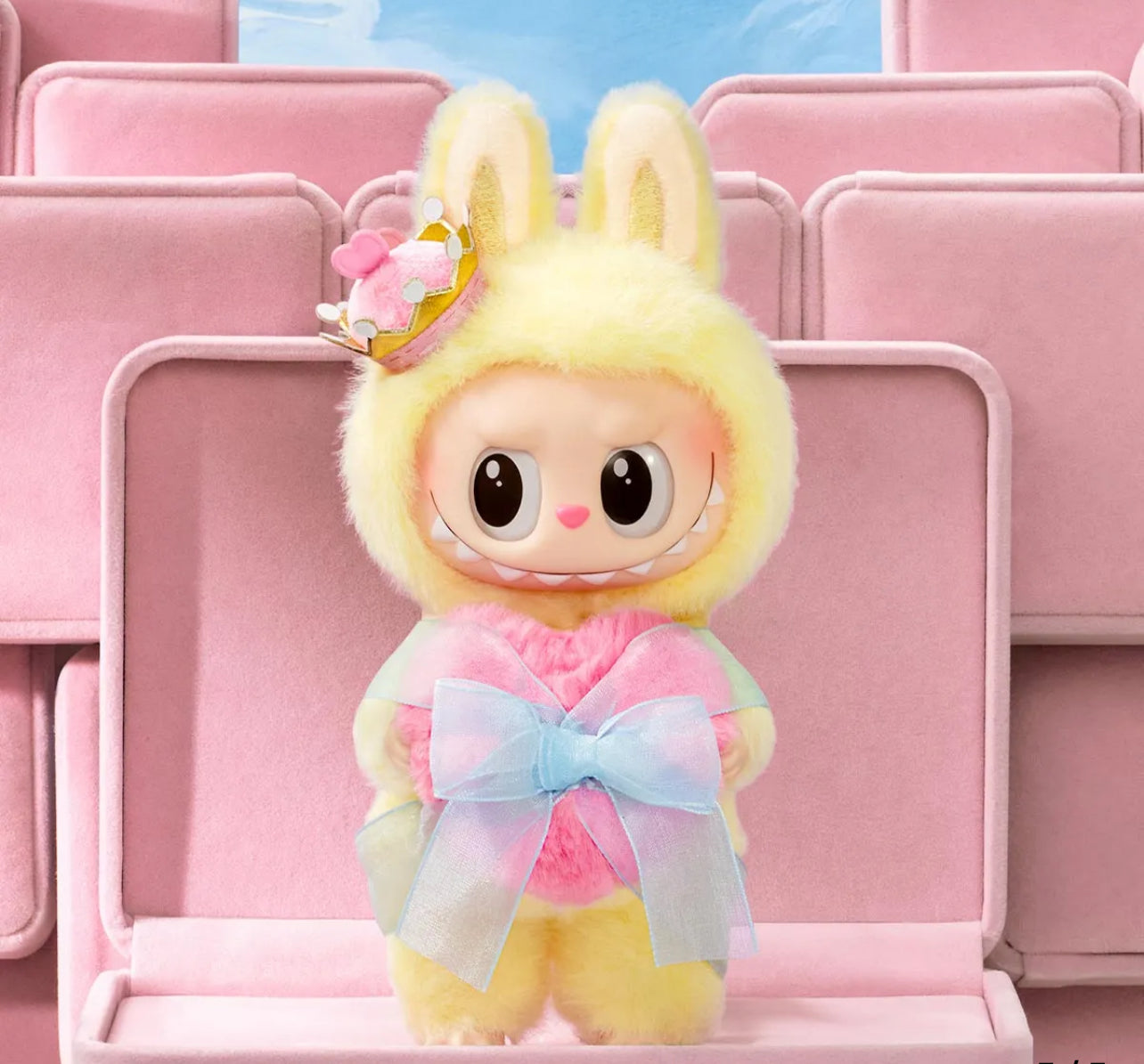 THE MONSTERS Let's Checkmate Series-Vinyl Plush Hanging Card