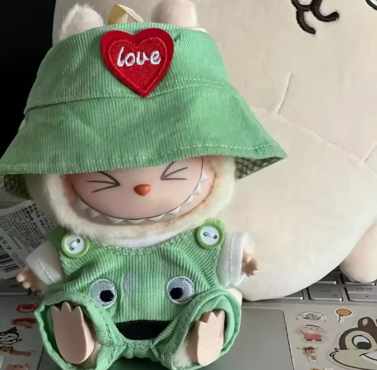 Labubu Green Whole Outfit