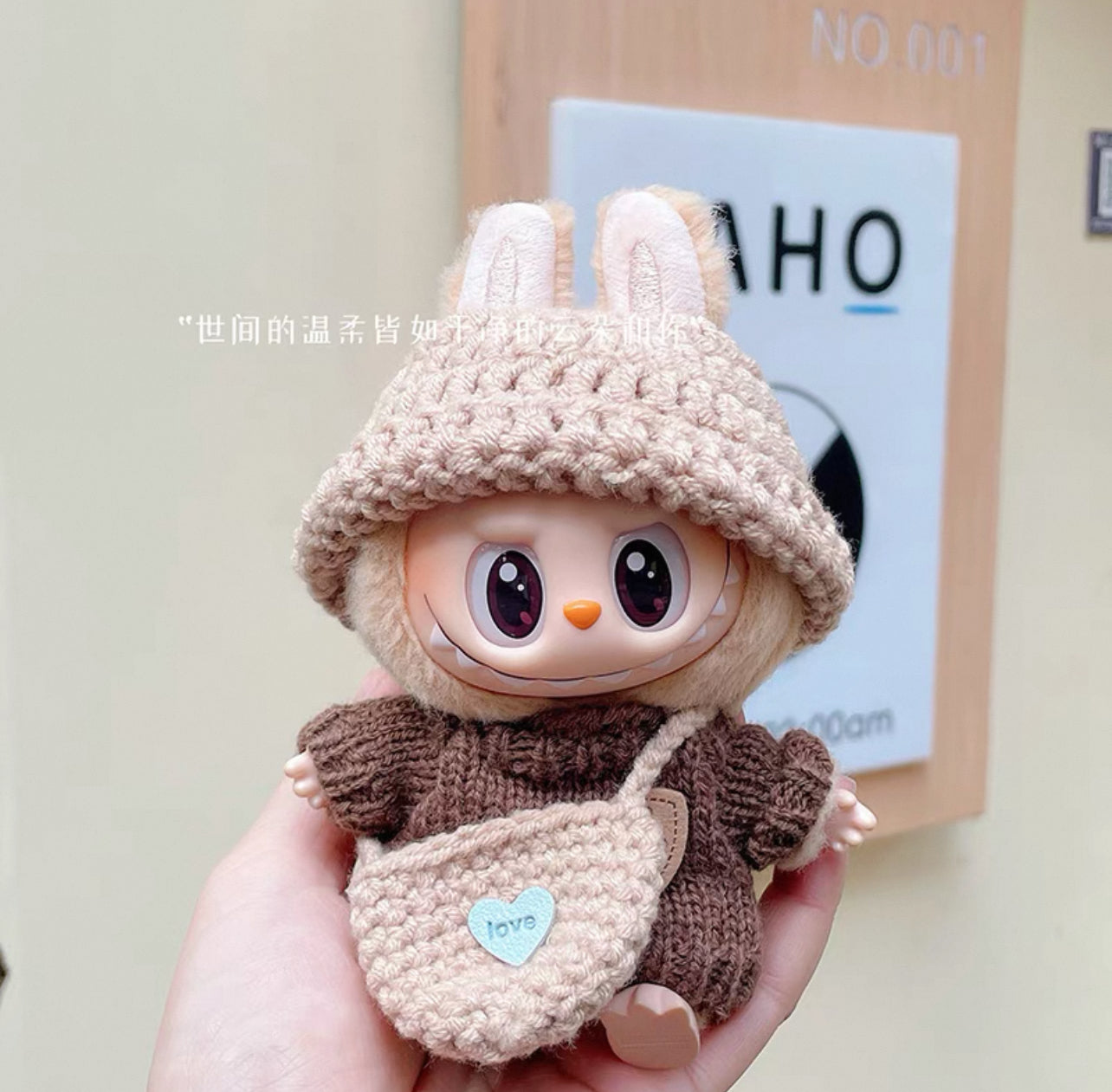 Labubu Pastel Knitted Whole Outfit