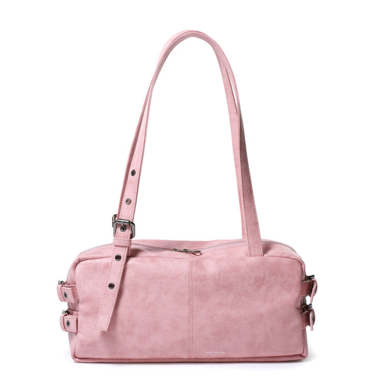 side belt bag M brushed pink