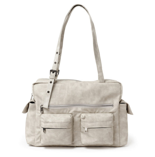 pocket utility bag L vintage ivory