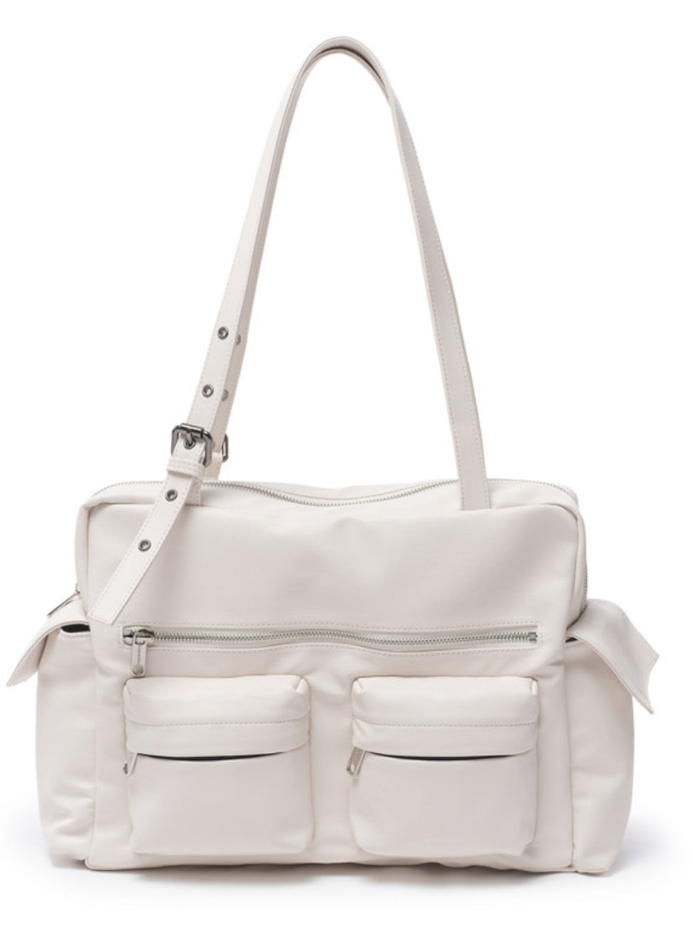 pocket utility bag L nappa ivory