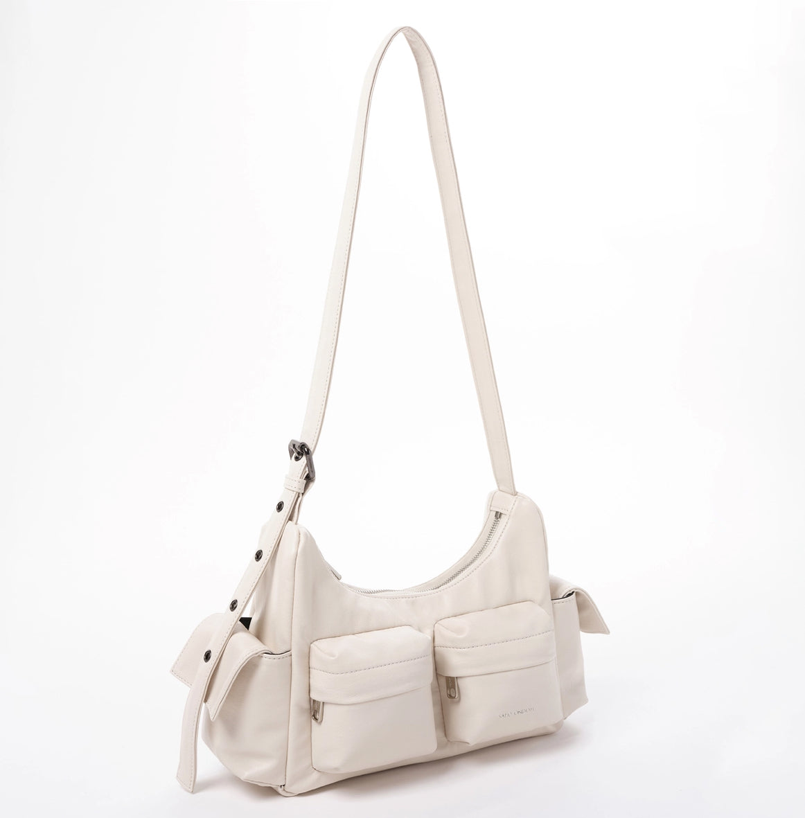 pocket mug bag M nappa ivory