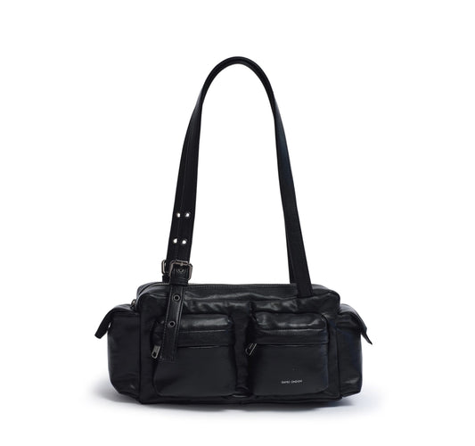 pocket utility bag M nappa black