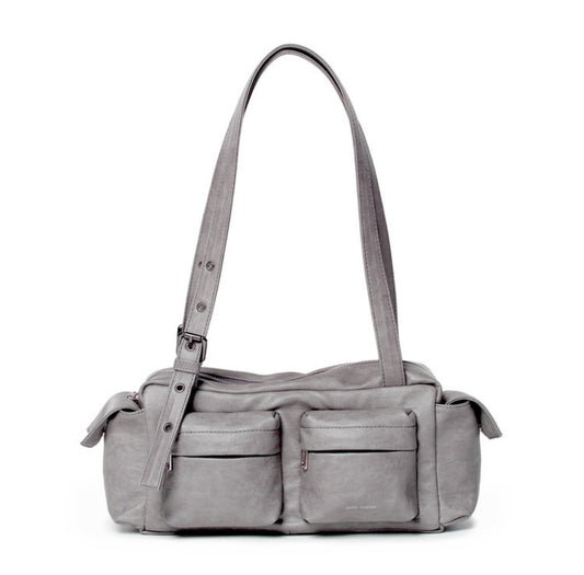 pocket utility bag M brushed gray