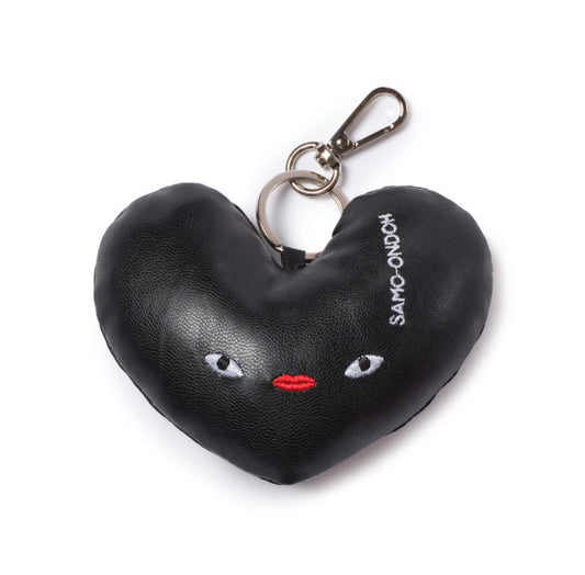 Loveyom keychain nappa black (*30% off)