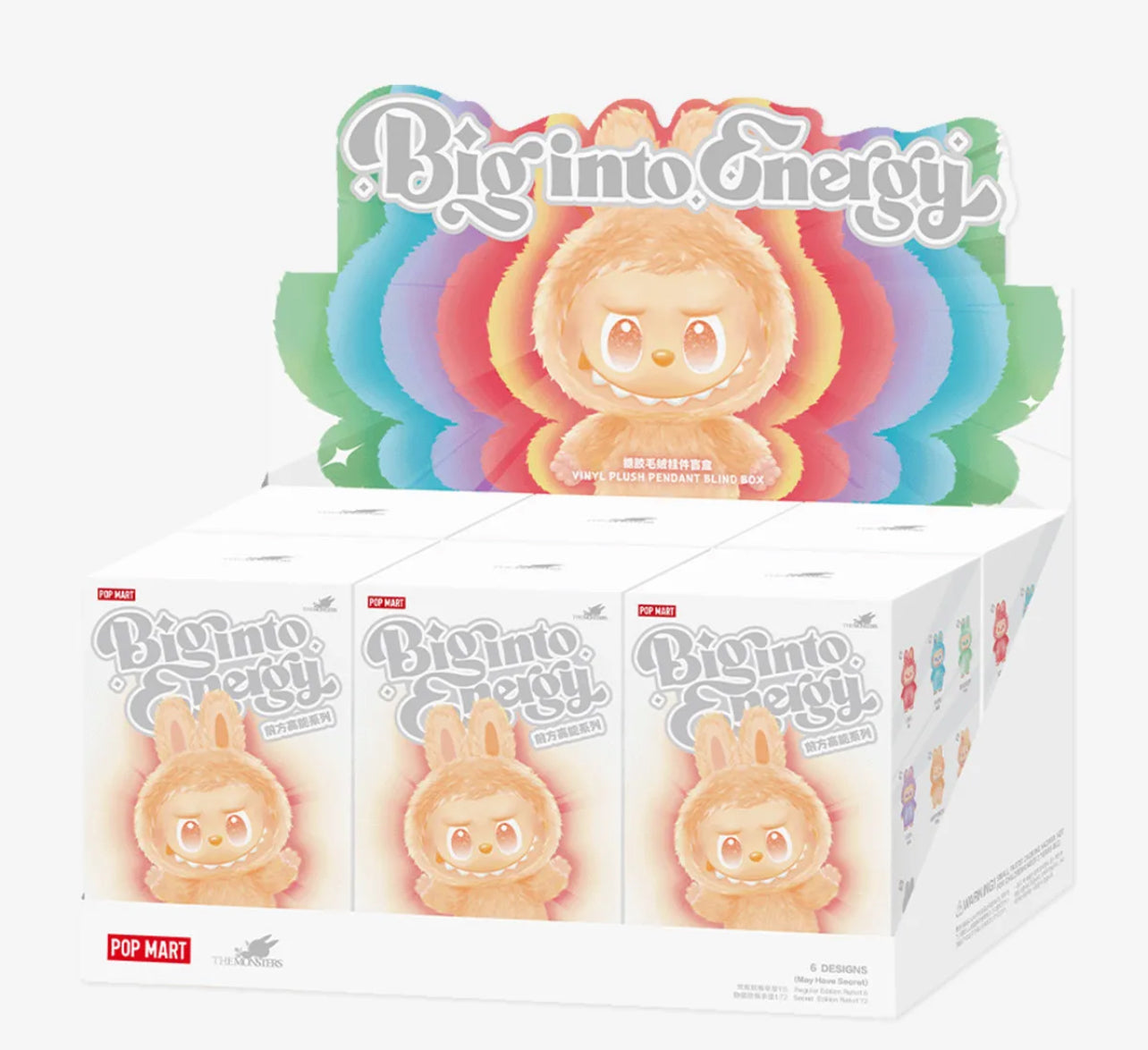 THE MONSTERS Big into Energy Series-Vinyl Plush Pendant Blind Box