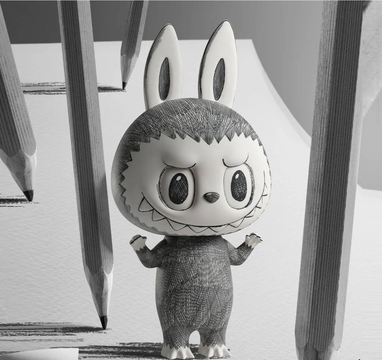 MEGA LABUBU 400% Sketch