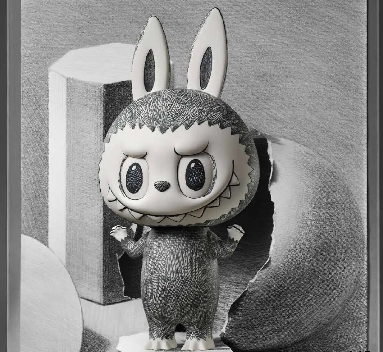 MEGA LABUBU 400% Sketch