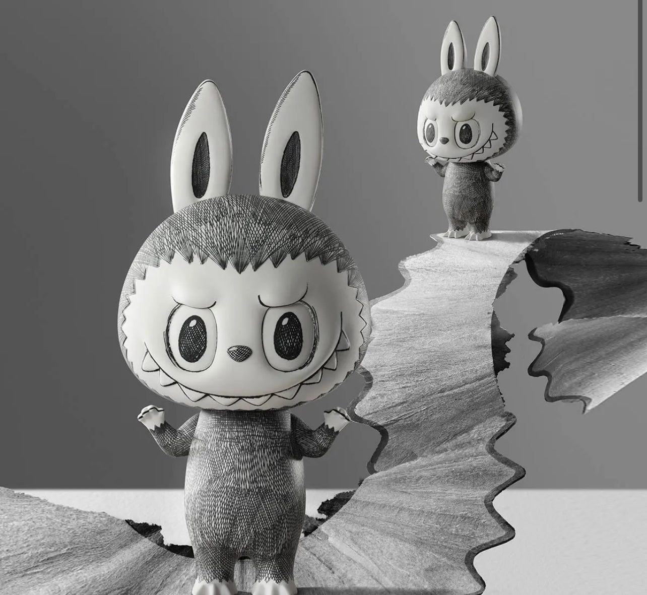 MEGA LABUBU 400% Sketch