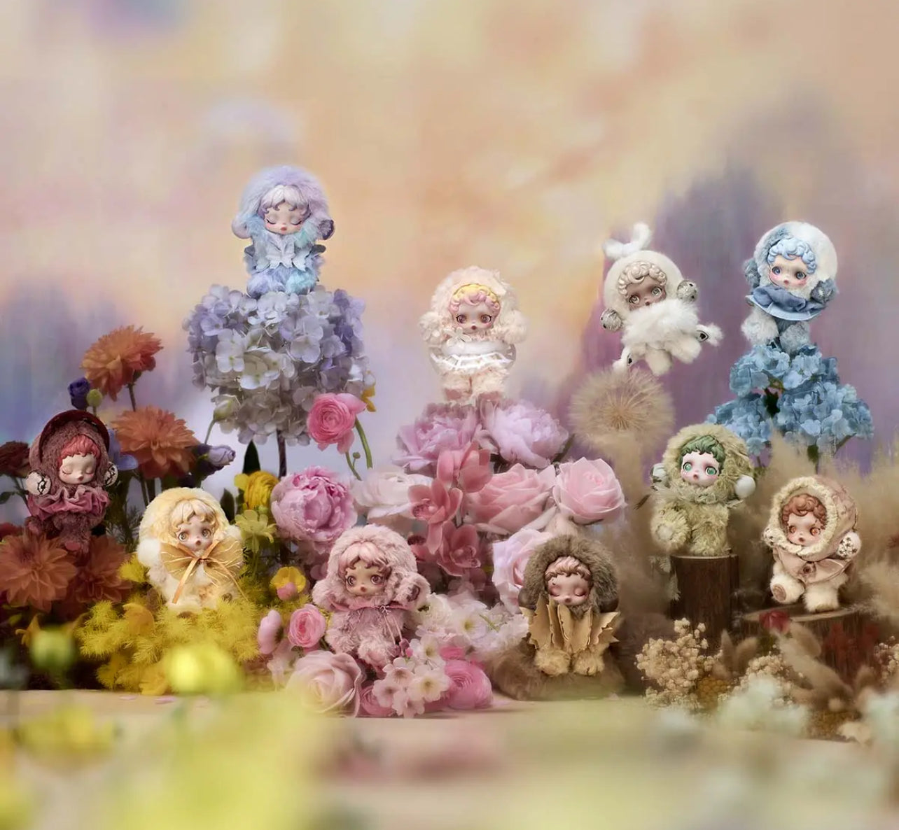 θSKULLPANDA L'impressionnisme Series Plush Doll