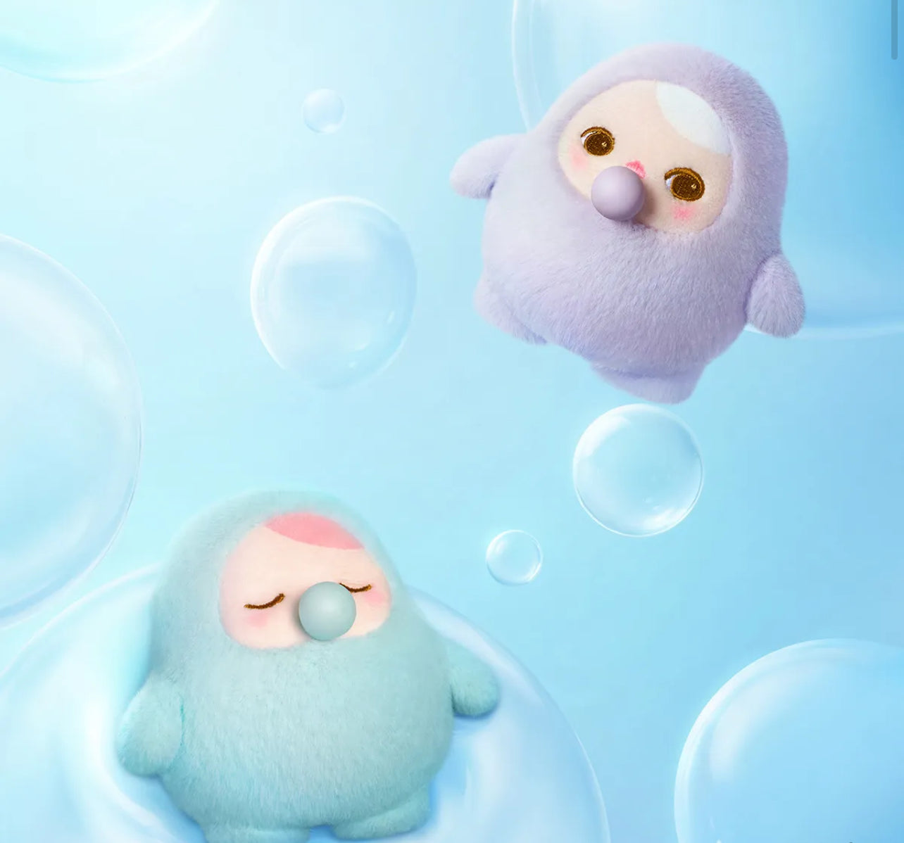 PUCKY BEANIE BUBBLE UP SERIES-Plush Pendant Whole Set